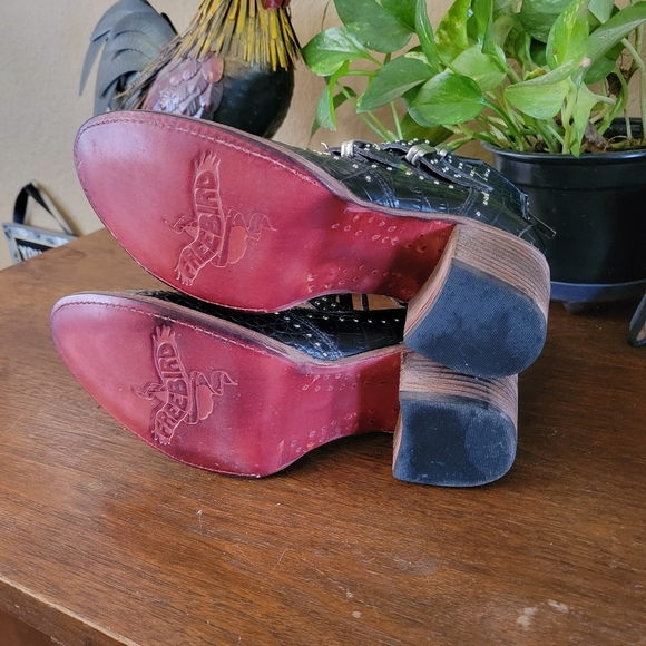 Freebird Felicity, Black Croc.. New, with  box, and protective covers - Picture 4 of 7